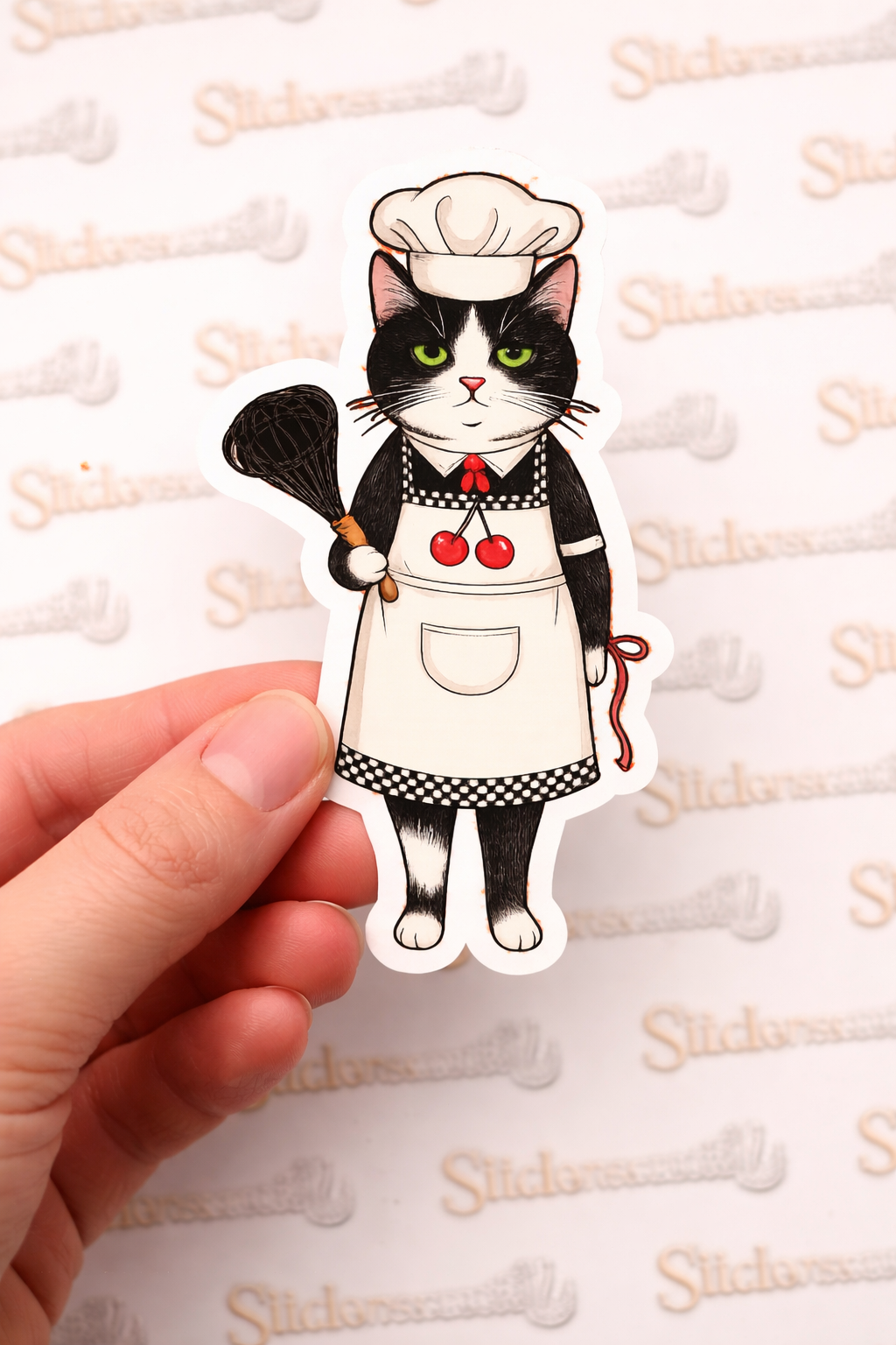 Chef Cat with Duster